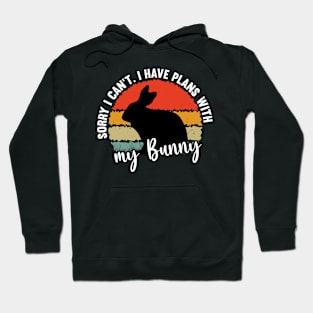 Sorry I Cant I Have Plans With My Bunny Hoodie